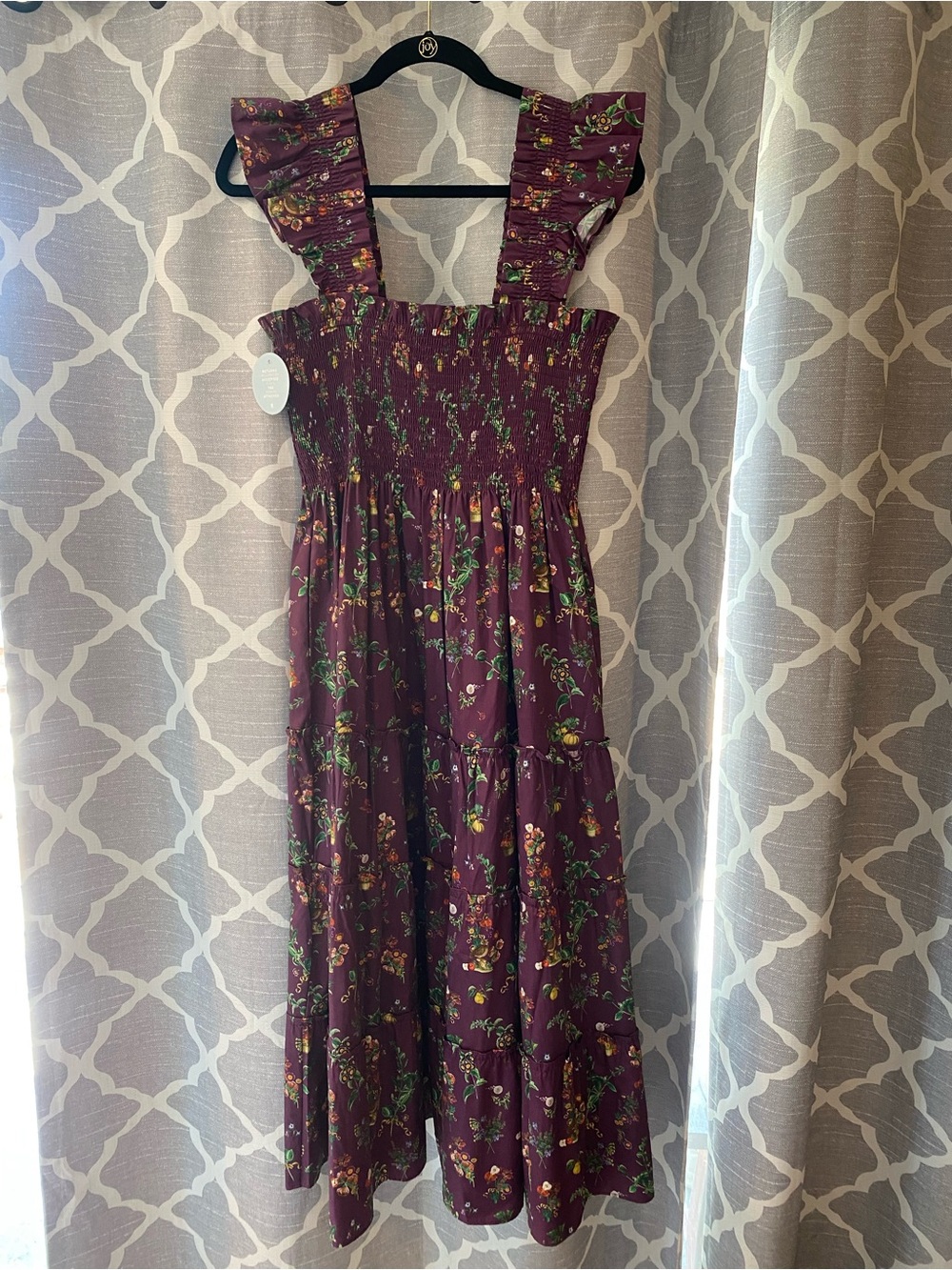 Hill House Maxi Dress in Plum Floral